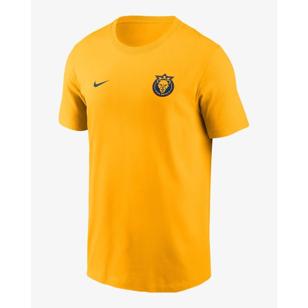 Nike® (Men's 2XL) Utah Royals FC Ally Sentnor NWSL T-Shirt Jersey in Univ. Gold‎